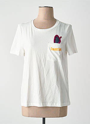 Tricou mâneci scurte mâneci scurte alb VERO MODA femeie