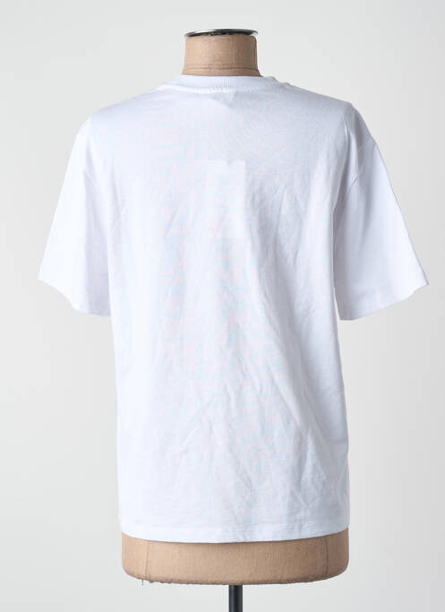 Tricou guler rotund alb OBJECT femme