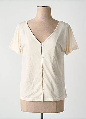 Tricou bej VERO MODA femeie