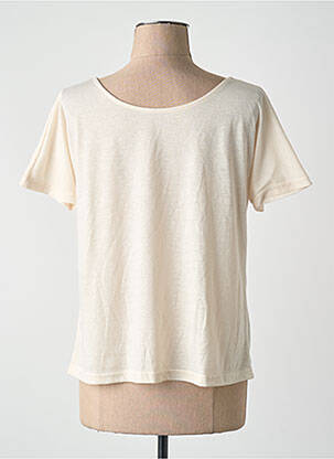 Tricou bej VERO MODA femeie