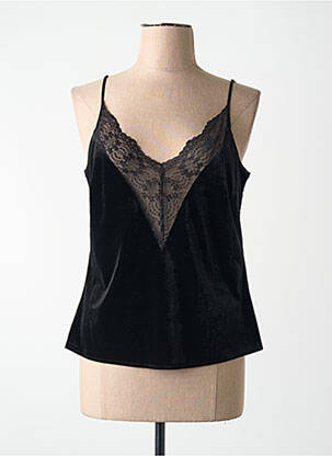 Top negru MORGAN femeie