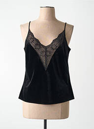 Top negru MORGAN femme