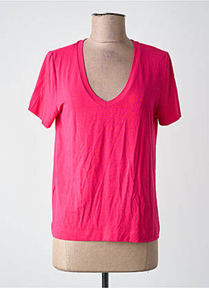Tricou roz MANGO femeie