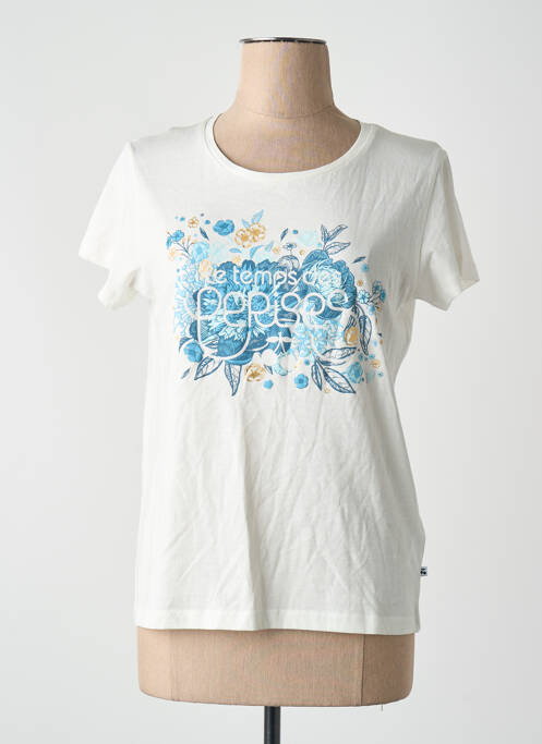 Tricou alb LE TEMPS DES CERISES femme