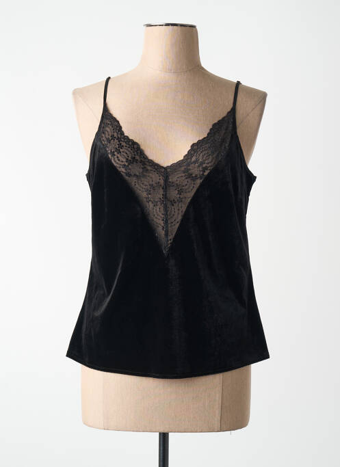 Top negru MORGAN femme