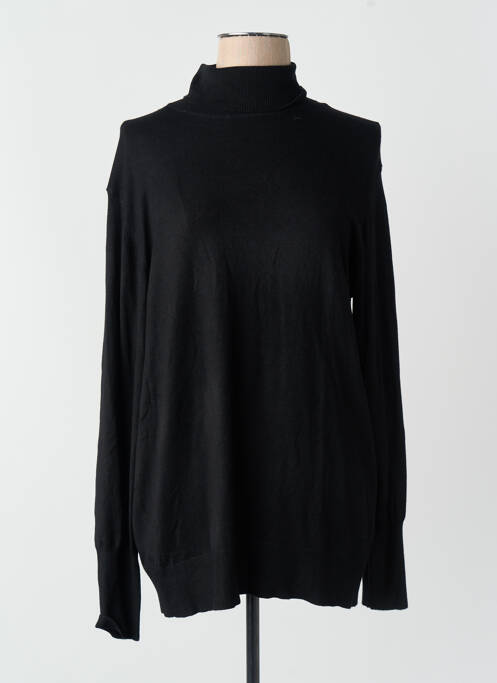 Pulover cu guler înalt negru CARMAKOMA femme