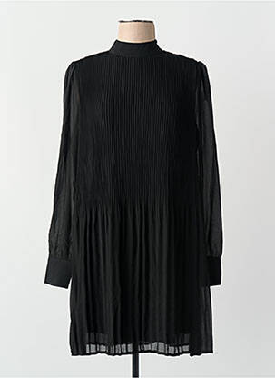 Rochie midi mâneci lungi mâneci lungi negru VILA femeie
