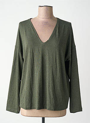 Tricou verde MANGO femeie