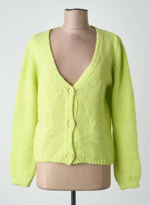 Vestă cu mâneci lungi verde MORE & MORE femme