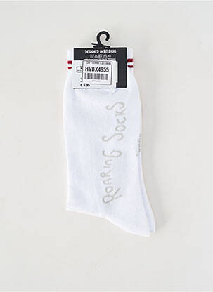 Șosete alb ROARING SOCKS bărbat
