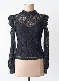Top negru MORGAN femme