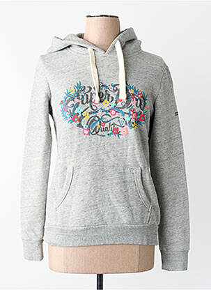 Hanorac cu glugă gri SUPERDRY femme