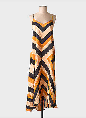 Rochie scurtă maro MANGO femeie