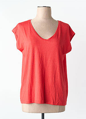 Tricou roz PIECES femme