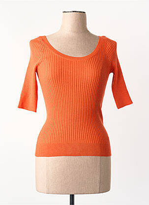 Pulover portocalie VERO MODA femeie