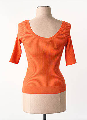 Pulover portocalie VERO MODA femeie
