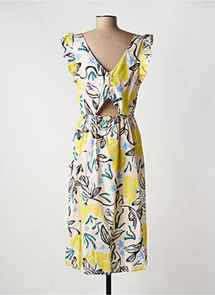 Rochie midi alb PAUL SMITH femeie