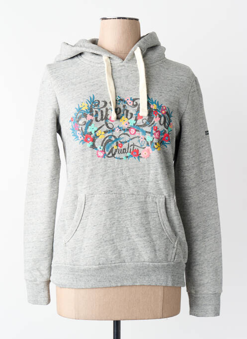 Hanorac cu glugă gri SUPERDRY femme