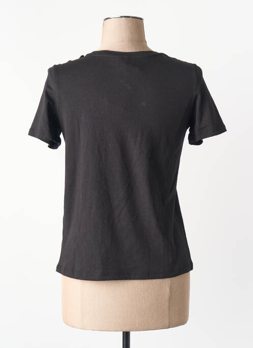 Tricou croială dreaptă mâneci scurte negru VERO MODA femme