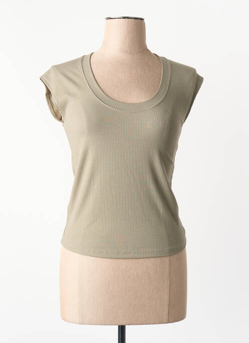 Tricou maro MANGO femme