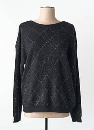 Pulover negru MORGAN femme