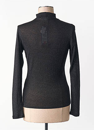 Pulover cu guler înalt negru ONLY femeie