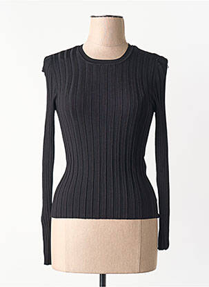 Tricou guler rotund negru ONLY femeie