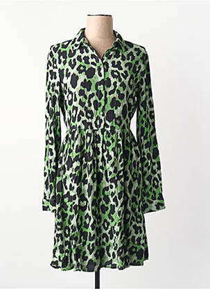 Rochie lungă mâneci lungi mâneci lungi verde VILA femeie