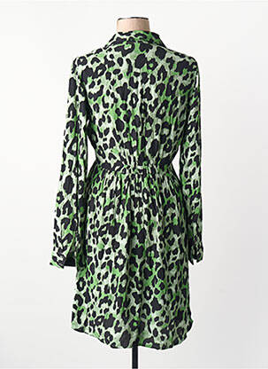Rochie lungă mâneci lungi mâneci lungi verde VILA femeie