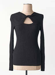 Pulover negru MANGO femme