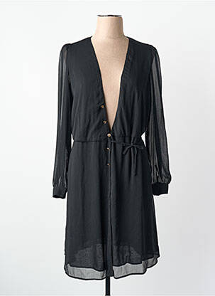 Rochie midi negru NAF NAF femeie