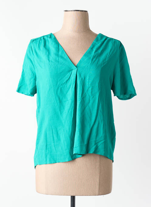 Cămașă croială dreaptă verde VILA femme