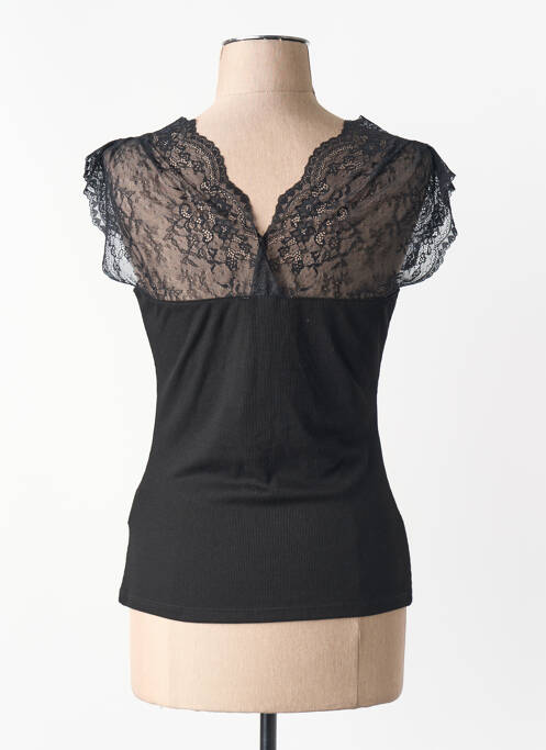 Tricou negru MORGAN femme
