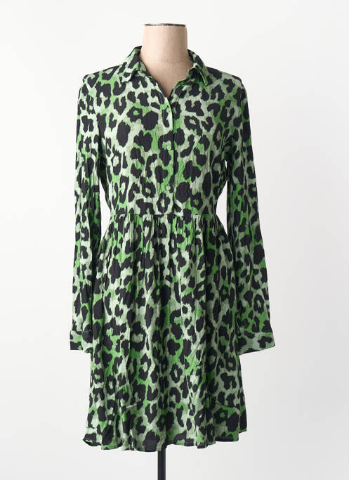 Rochie lungă mâneci lungi mâneci lungi verde VILA femme
