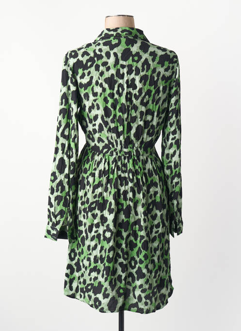 Rochie lungă mâneci lungi mâneci lungi verde VILA femme
