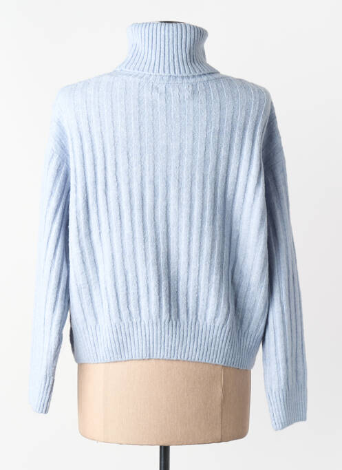 Pulover cu guler înalt albastru MANGO femme