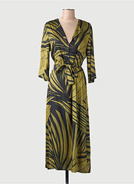 Rochie lungă verde AMELIE & AMELIE femeie