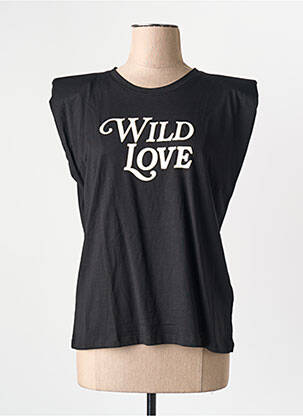 Tricou negru MORGAN femeie