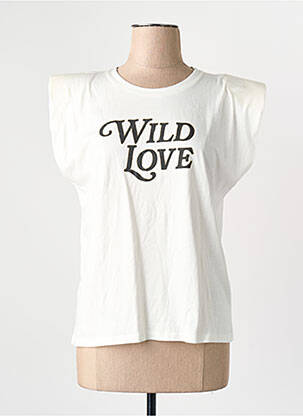 Tricou alb MORGAN femeie