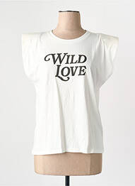 Tricou alb MORGAN femme