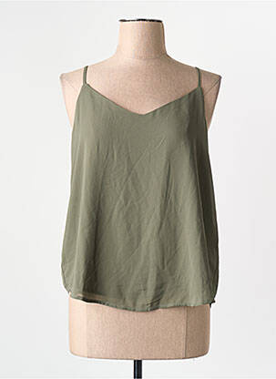 Bluză guler rotund verde ONLY femme