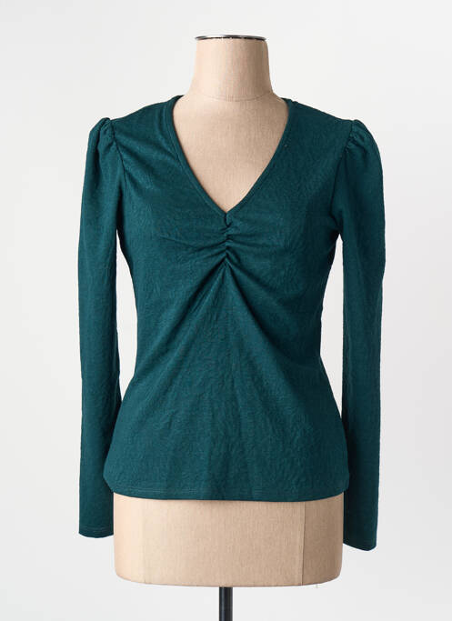 Tricou mâneci lungi mâneci lungi verde VILA femme