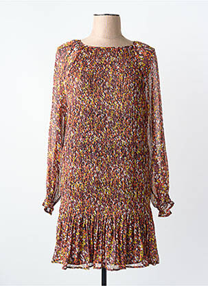 Rochie midi roz MANGO femeie