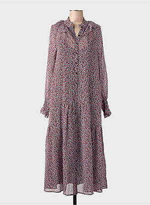 Rochie lungă roșu MANGO femeie