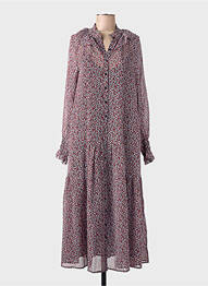 Rochie lungă roșu MANGO femeie
