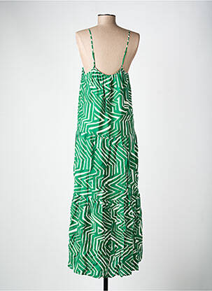 Rochie lungă verde MANGO femeie
