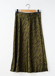 Fustă midi verde MANGO femme
