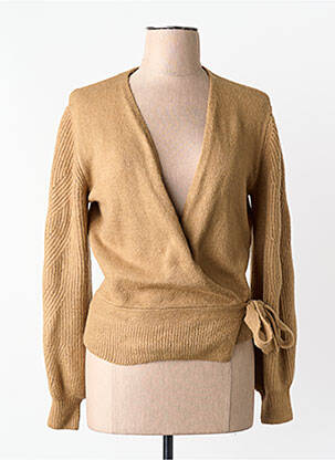 Cardigan petrecut maro GARCIA femeie