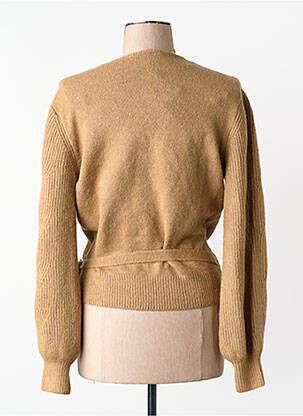Cardigan petrecut maro GARCIA femeie