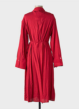 Rochie lungă roșu MANGO femeie